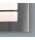 Flush Wall Lamp 216mm x 178mm with Rectangular Slot Cover, 14W LED IP44, 4000K, Stainless Steel , Frosted Polycarbonate Diffuser