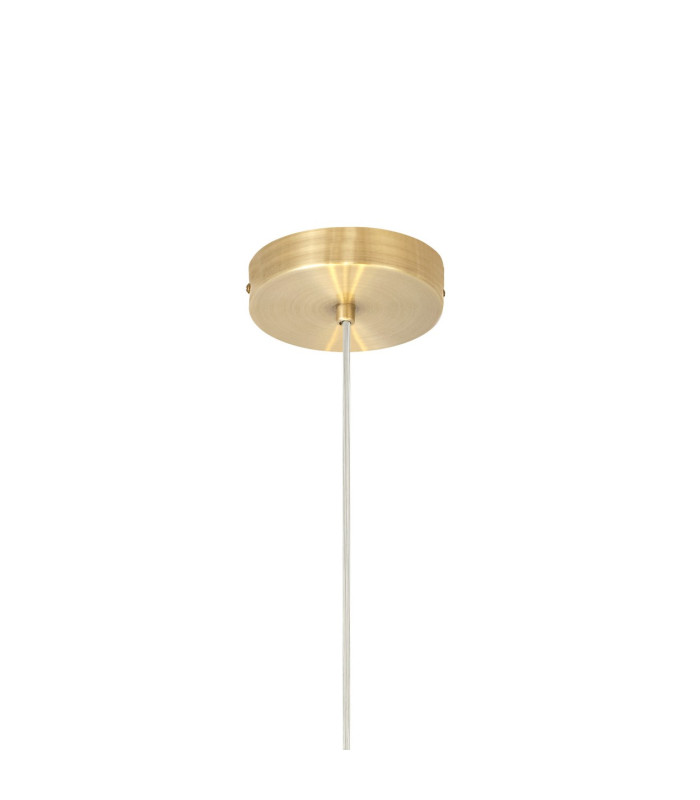 Baymont Antique Brass 3 Light E27 Single Pendant With 40cm x 18cm Faux Silk Shade, Grey/White Laminate