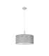 Baymont Polished Chrome 3 Light E27 Single Pendant With 40cm x 18cm Silver Leaf Shade-5
