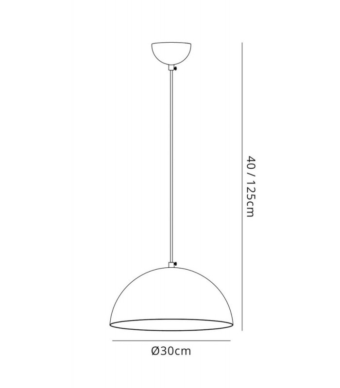 Dome Ceiling Pendant E27, Matt Black, Mirror Mosaic Inner - 3