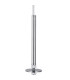 Baymont Polished Chrome 3 Light E27 Single Pendant With 50cm x 20cm Dual Faux Silk Shade Taupe/Halo Gold-7