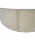 Round Cylinder, 300 x 170mm Faux Silk Fabric Shade, Ivory Pearl, White Laminate - 5