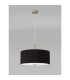 Baymont Satin Nickel 3 Light E27 Single Pendant With 50cm x 20cm Dual Faux Silk Shade Midnight Black/Green Olive-14