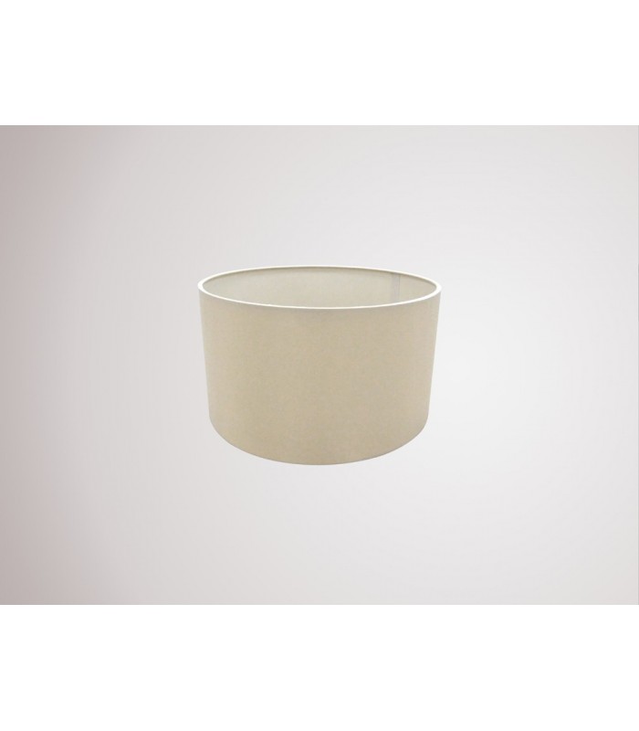 Round Cylinder, 300 x 170mm Dual Faux Silk Fabric Shade, Nude Beige, Moonlight - 2