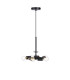 Baymont 28cm Satin Black 5 Light E27 Universal Single Pendant Suitable For A Vast Selection Of Shades-4