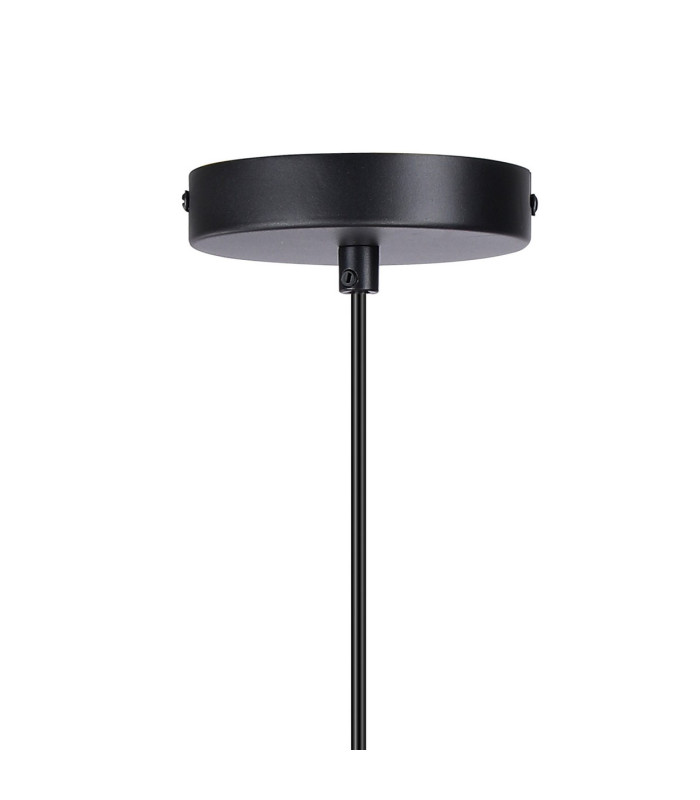 Baymont 28cm Satin Black 5 Light E27 Universal Single Pendant Suitable For A Vast Selection Of Shades-5