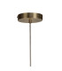 Baymont 28cm Antique Brass 5 Light E27 Universal Single Pendant Suitable For A Vast Selection Of Shades-9