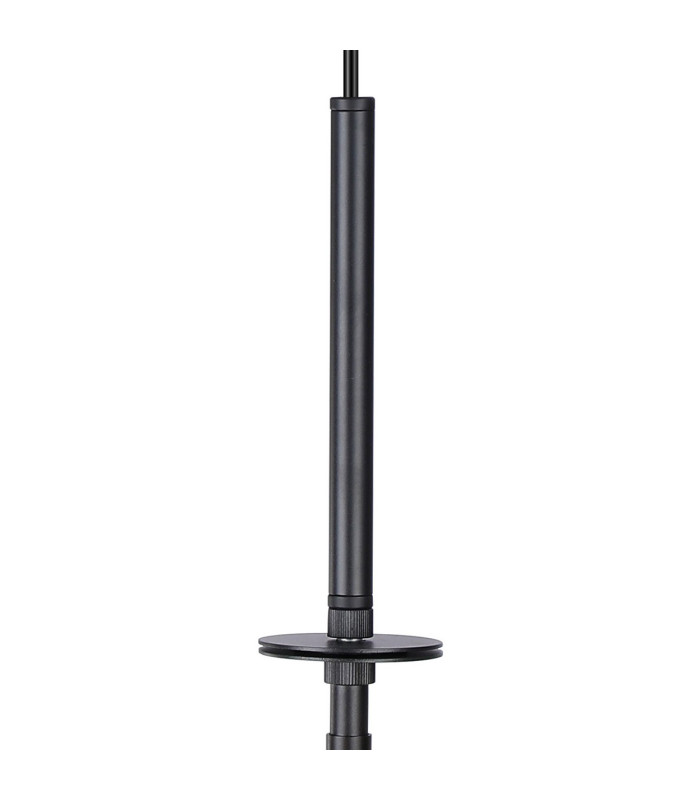 Baymont 28cm Satin Black 5 Light E27 Universal Single Pendant Suitable For A Vast Selection Of Shades-6