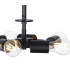 Baymont 28cm Satin Black 5 Light E27 Universal Single Pendant Suitable For A Vast Selection Of Shades-7