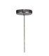 Baymont Polished Chrome 5 Light E27 Single Pendant With 40cm x 18cm Dual Faux Silk Shade Taupe/Halo Gold-7