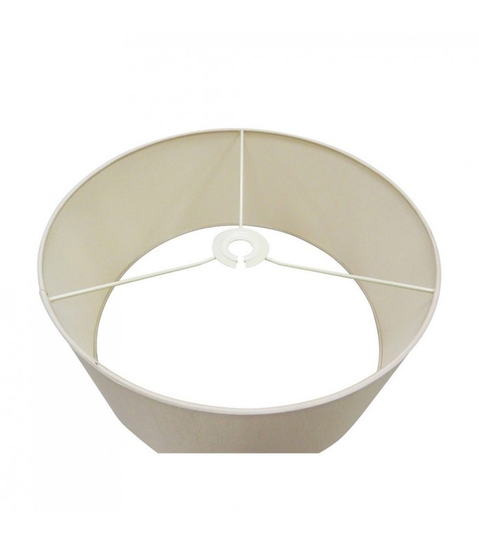 Round Cylinder, 400 x 180mm Dual Faux Silk Fabric Shade, Nude Beige, Moonlight - 4