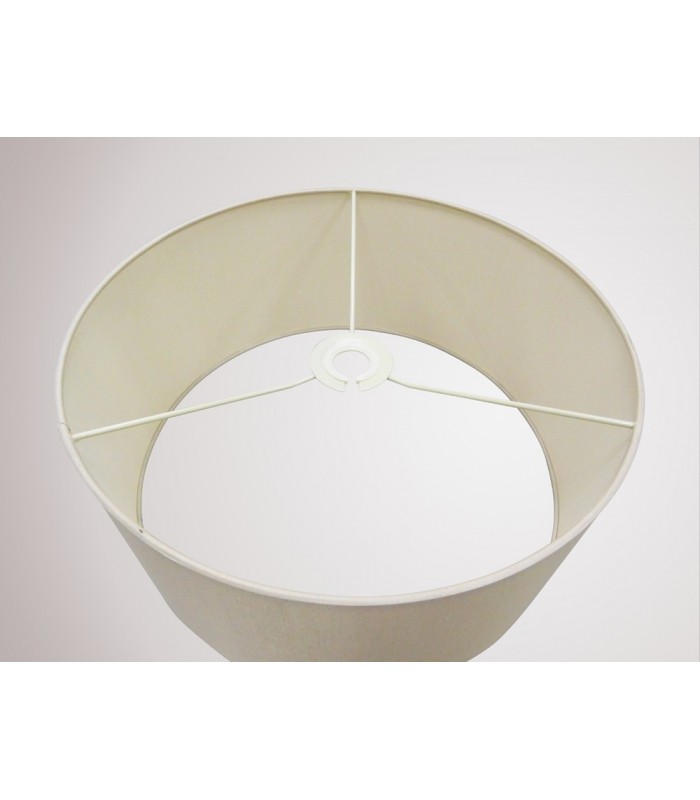 Round Cylinder, 400 x 180mm Dual Faux Silk Fabric Shade, Nude Beige, Moonlight - 8