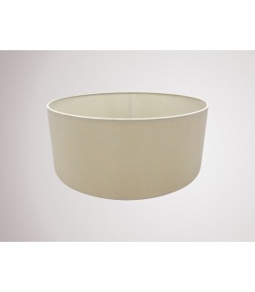 Round Cylinder, 500 x 200mm Dual Faux Silk Fabric Shade, Nude Beige, Moonlight - 2