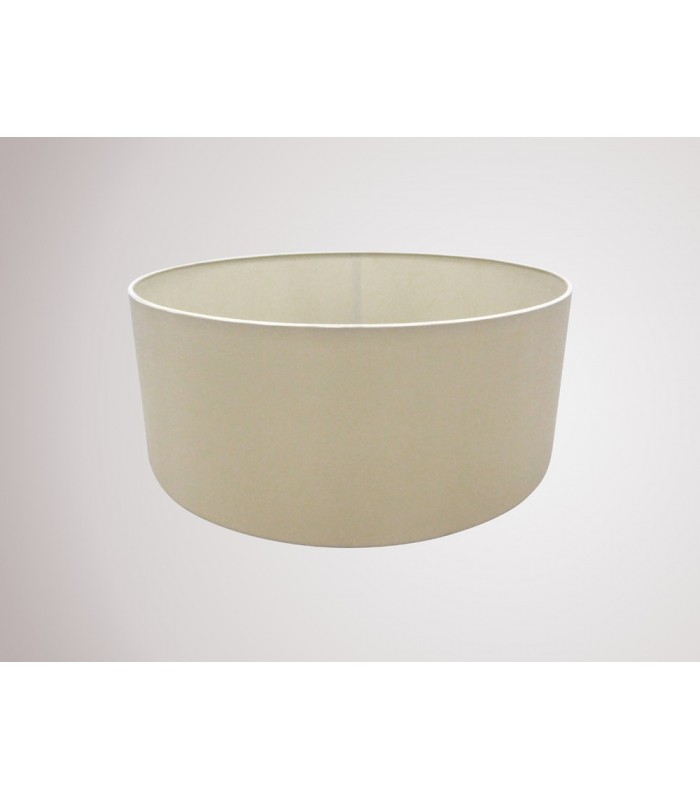 Round Cylinder, 500 x 200mm Dual Faux Silk Fabric Shade, Nude Beige, Moonlight - 2
