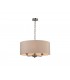 Round Cylinder, 500 x 200mm Dual Faux Silk Fabric Shade, Nude Beige, Moonlight - 6