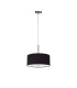 Baymont Satin Nickel 5 Light E27 Single Pendant With 40cm x 18cm Dual Faux Silk Shade Black/Green Olive-5