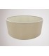 Round Cylinder, 600 x 220mm Dual Faux Silk Fabric Shade, Nude Beige, Moonlight - 2