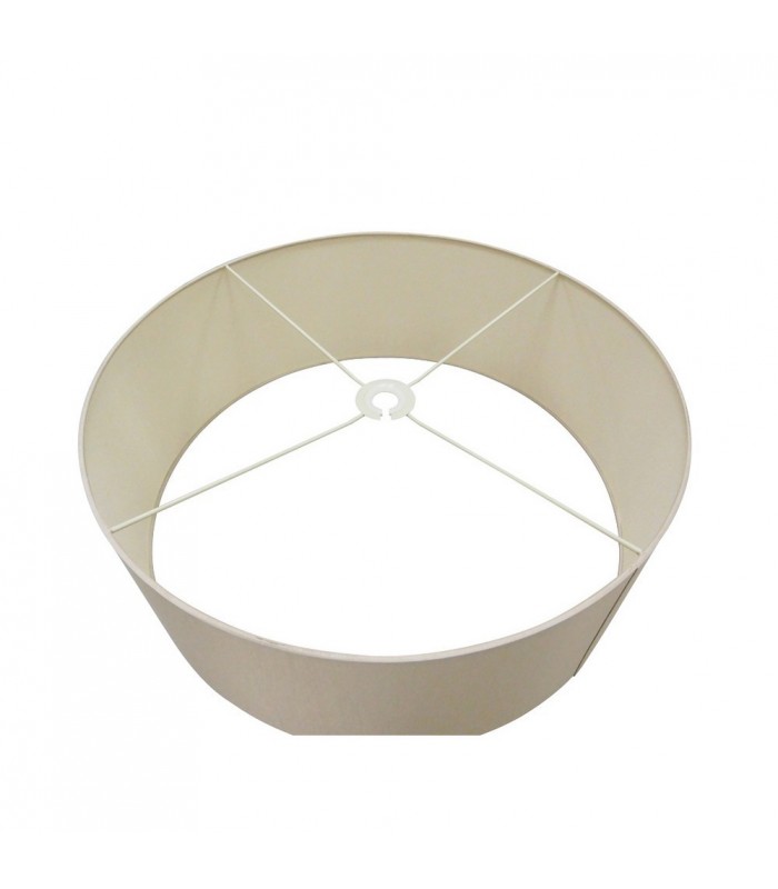 Round Cylinder, 600 x 220mm Dual Faux Silk Fabric Shade, Nude Beige, Moonlight - 4