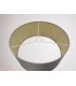 Round Cylinder, 400 x 180mm Dual Faux Silk Fabric Shade, Taupe, Halo Gold - 8