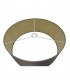 Round Cylinder, 500 x 200mm Dual Faux Silk Fabric Shade, Taupe, Halo Gold - 7