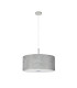 Baymont 40cm Polished Chrome 5 Light E27 Single Pendant With 50cm x 20cm Silver Leaf Shade-5