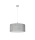 Baymont Polished Chrome 5 Light E27 Single Pendant With 60cm x 22cm Silver Leaf Shade-5