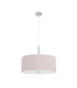 Baymont Polished Chrome 5 Light E27 Single Pendant With 60cm x 22cm Dual Faux Silk Shade Nude Beige/Moonlight-5