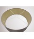 Round Cylinder, 600 x 220mm Dual Faux Silk Fabric Shade, Taupe, Halo Gold - 8