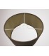 Round Cylinder, 300 x 170mm Dual Faux Silk Fabric Shade, Raw Cocoa, Grecian Bronze - 8