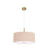 Baymont Antique Brass 5 Light E27 Single Pendant With 60cm x 22cm Dual Faux Silk Shade Antique Gold/Ruby-5