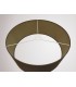 Round Cylinder, 500 x 200mm Dual Faux Silk Fabric Shade, Raw Cocoa, Grecian Bronze - 11