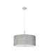 Baymont Polished Chrome 5 Light E27 Single Pendant With 60cm x 22cm Silver Leaf Shade-5