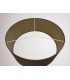 Round Cylinder, 600 x 220mm Dual Faux Silk Fabric Shade, Raw Cocoa, Grecian Bronze - 8