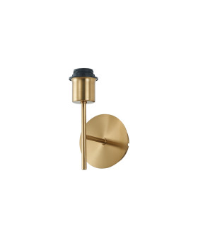 Carlton Switched Wall Lamp Without Shade E27 Antique Gold-1