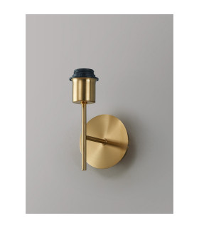 Carlton Switched Wall Lamp Without Shade E27 Antique Gold-2