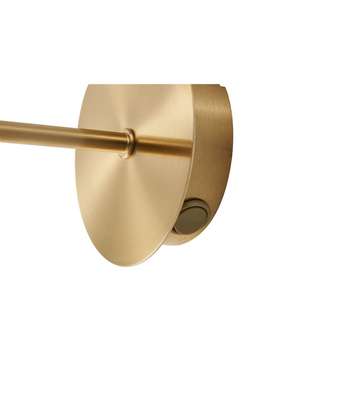 Carlton Switched Wall Lamp Without Shade E27 Antique Gold-4