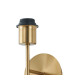 Carlton Switched Wall Lamp Without Shade E27 Antique Gold-5