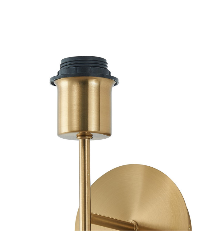 Carlton Switched Wall Lamp Without Shade E27 Antique Gold-5