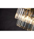 Cosette 40cm Pendant/Semi Flush 4 Light E14 Antique Brass/Clear Crystal-9