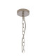 Cosette 40cm Pendant/Semi Flush 4 Light E14 Polished Nickel/Clear Crystal-6