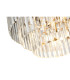 Cosette 50cm Pendant/Semi Flush 5 Light E14 Antique Brass/Clear Crystal-8