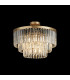 Cosette 50cm Pendant/Semi Flush 5 Light E14 Antique Brass/Clear Crystal-13