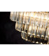 Cosette 50cm Pendant/Semi Flush 5 Light E14 Antique Brass/Clear Crystal-15