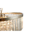 Cosette 50cm Pendant/Semi Flush 5 Light E14 Polished Nickel/Clear Crystal-7