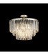 Cosette 50cm Pendant/Semi Flush 5 Light E14 Polished Nickel/Clear Crystal-12