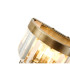 Cosette Wall Lamp 2 Light E14 Antique Brass/Clear Crystal-6
