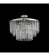 Cosette 50cm Pendant/Semi Flush 5 Light E14 Polished Nickel/Clear Crystal-13