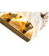 Cosette Wall Lamp 2 Light E14 Antique Brass/Clear Crystal-8