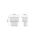 Cosette Wall Lamp 2 Light E14 Polished Nickel/Clear Crystal-3