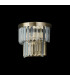 Cosette Wall Lamp 2 Light E14 Antique Brass/Clear Crystal-11